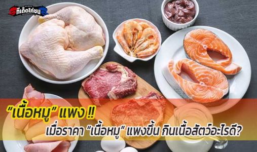 “เนื้อหมู” แพง กินเนื้อสัตว์อะไรดี “เนื้อหมู” แพง กินเนื้อสัตว์อะไรดี